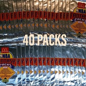 40 Packs - Basketball Trading Cards 1992 - 1993 Upper Deck McDonalds NBA Fantasy
